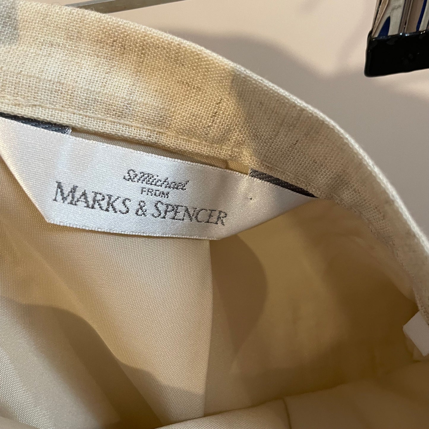 Vintage Beige Pencil Skirt St Michael from Marks and Spencer