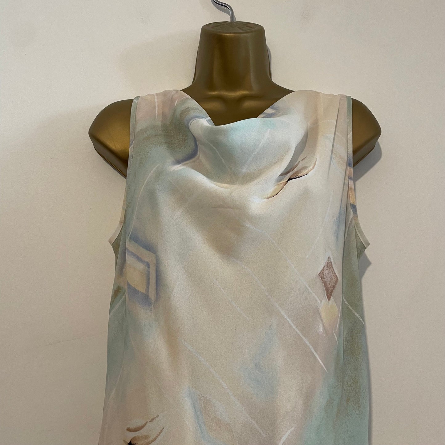 Vintage Fosby Pastel 90s Midi Cowl Dress for Wedding Guests