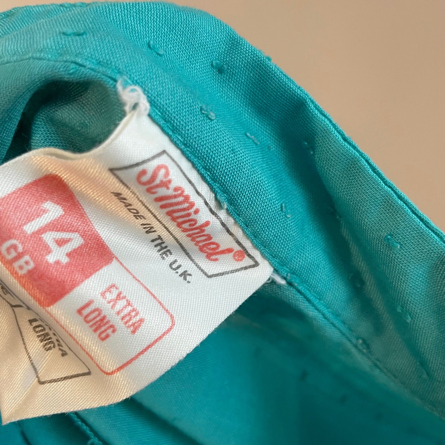 Dress St Michael Shirt Dress with Tie Waist in Turquoise Green