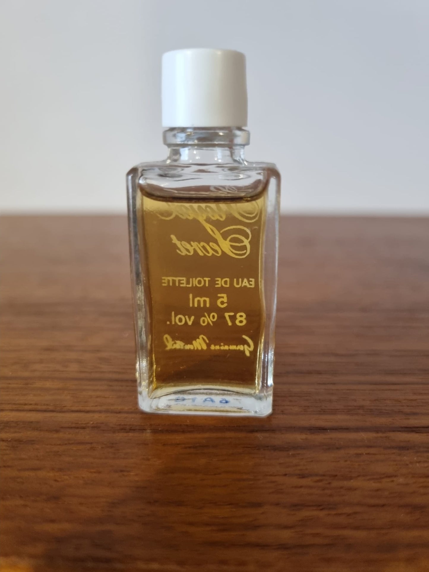 Vintage Miniature Germaine Montreil 5ml Royal Secret Perfume. French. 87% Volume.