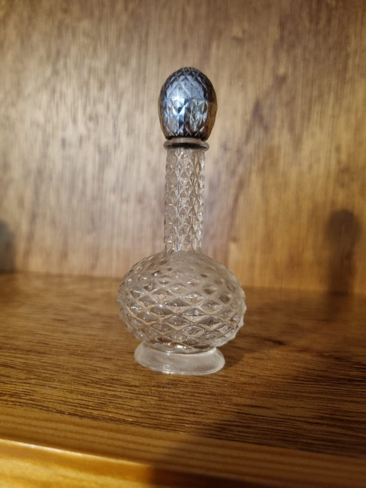 Vintage Avon Miniature Bottle Cut Glass Collectors Bottle