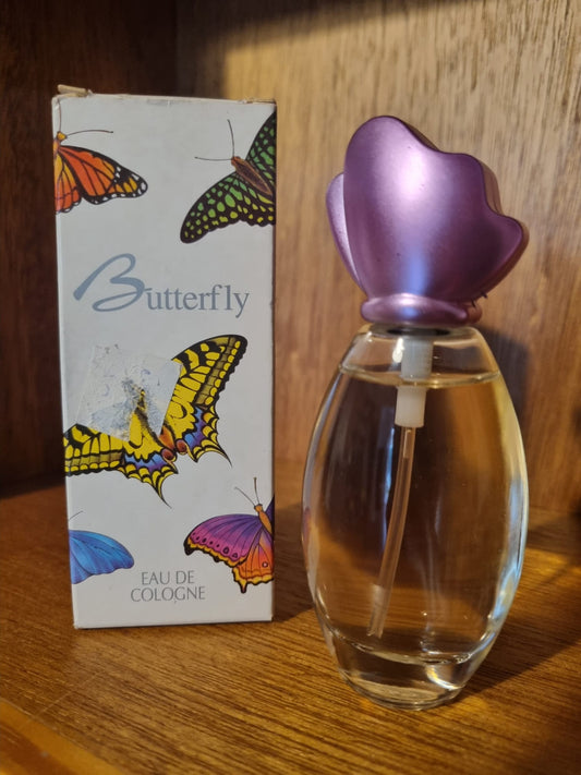 Vintage Avon Butterfly Eau De Cologne. 30ml Perfume Bottle. 90% Full. In Box