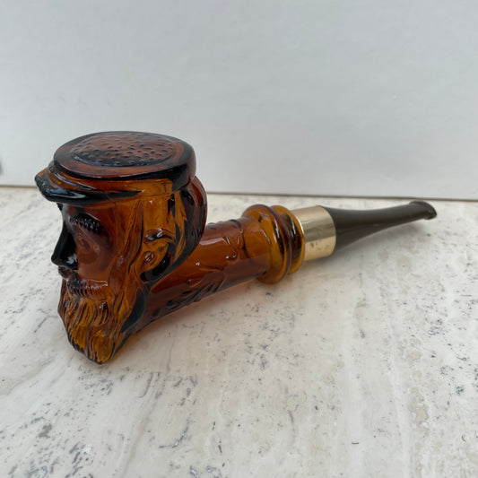 Vintage Avon Civil War Collector's Pipe Aftershave Decanter Bottle Empty
