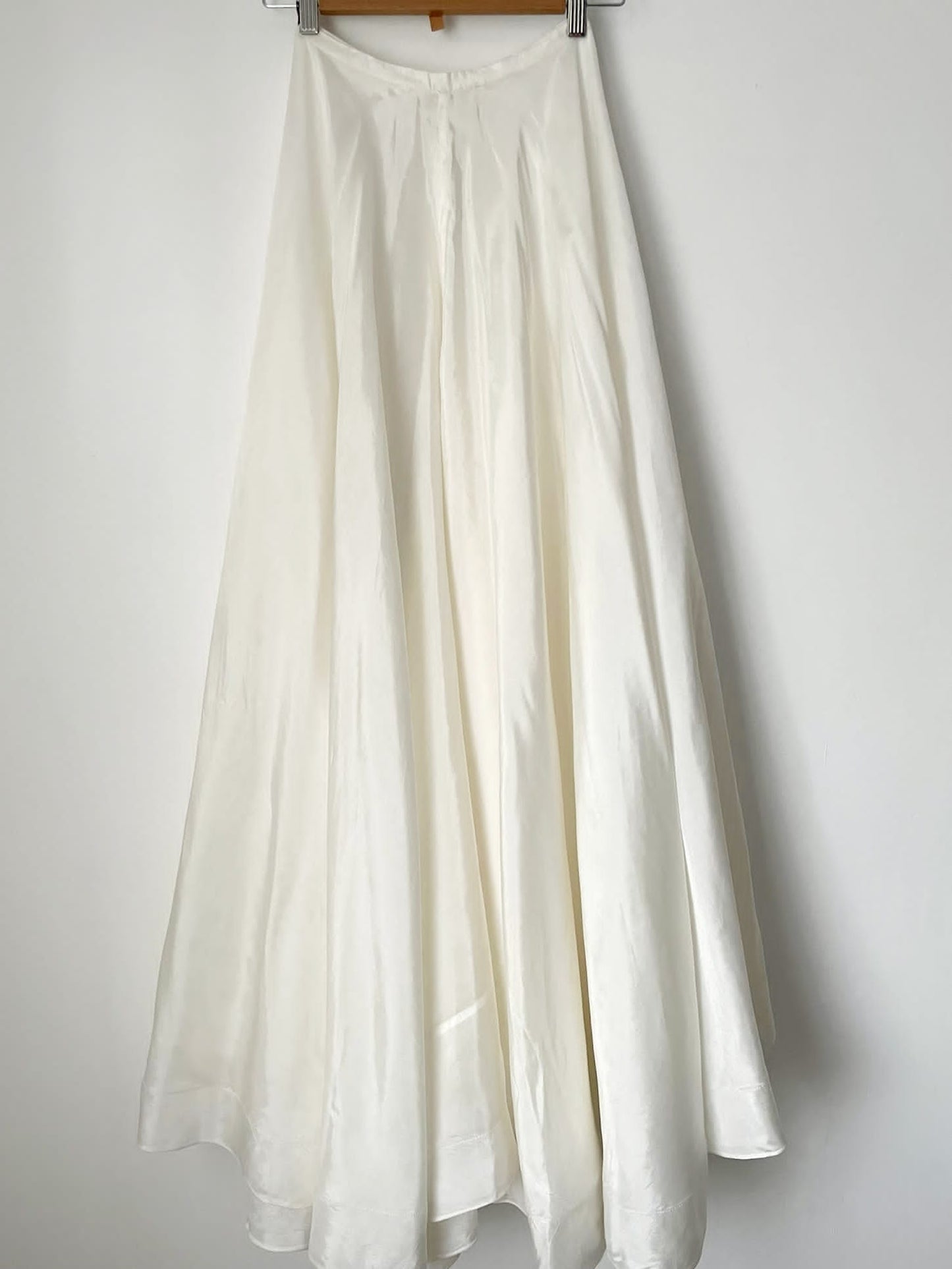 Vintage Handmade Cream Wedding Circle Skirt Underskirt