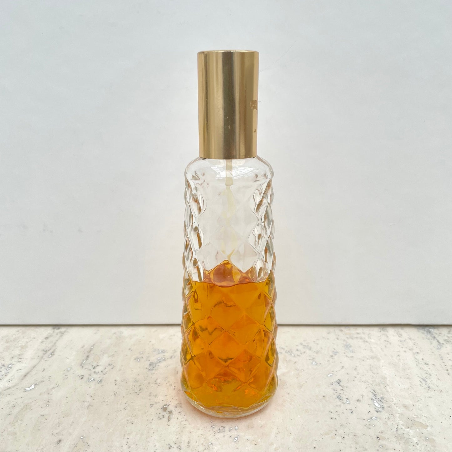Vintage Avon Unforgettable Glass Perfume Bottle. 50% Full.