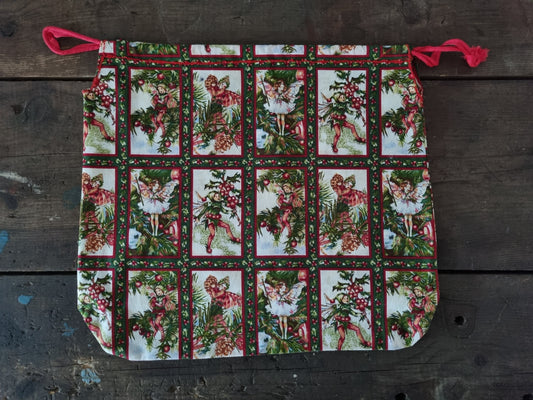 Vintage Handmade Christmas Sack Bag