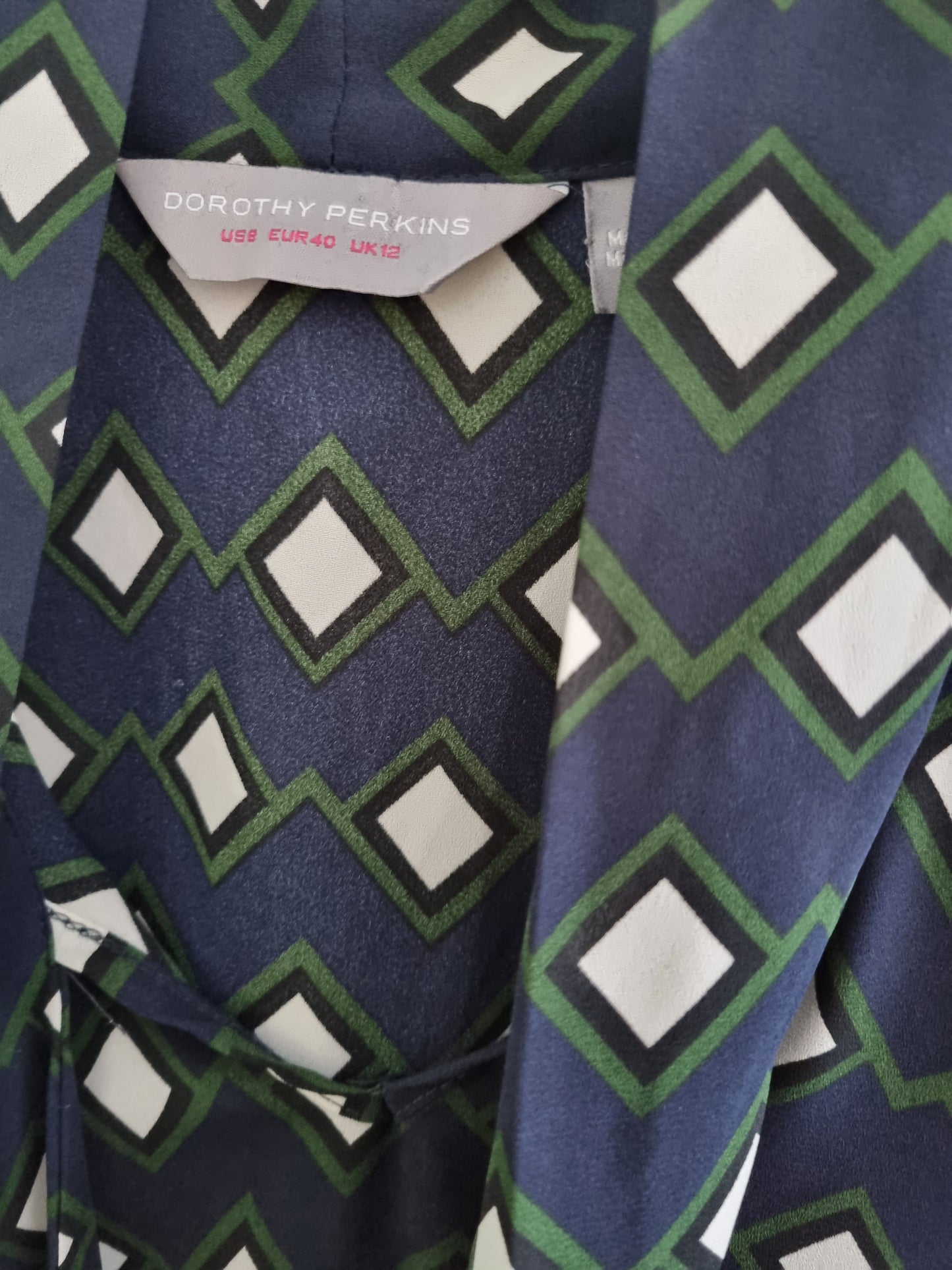 Vintage Dorothy Perkins Geometric Shirt (UK16-18)