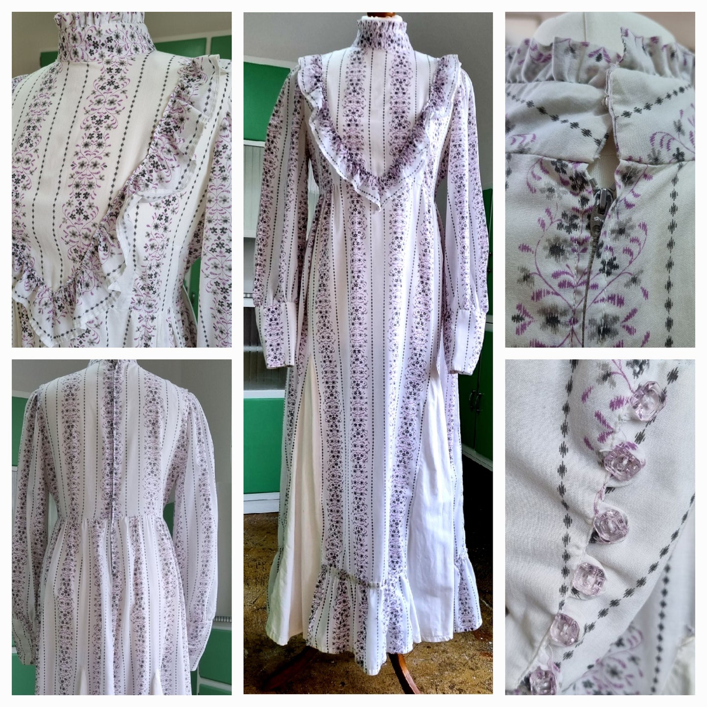 Handmade Vintage Dress (UK16-18)