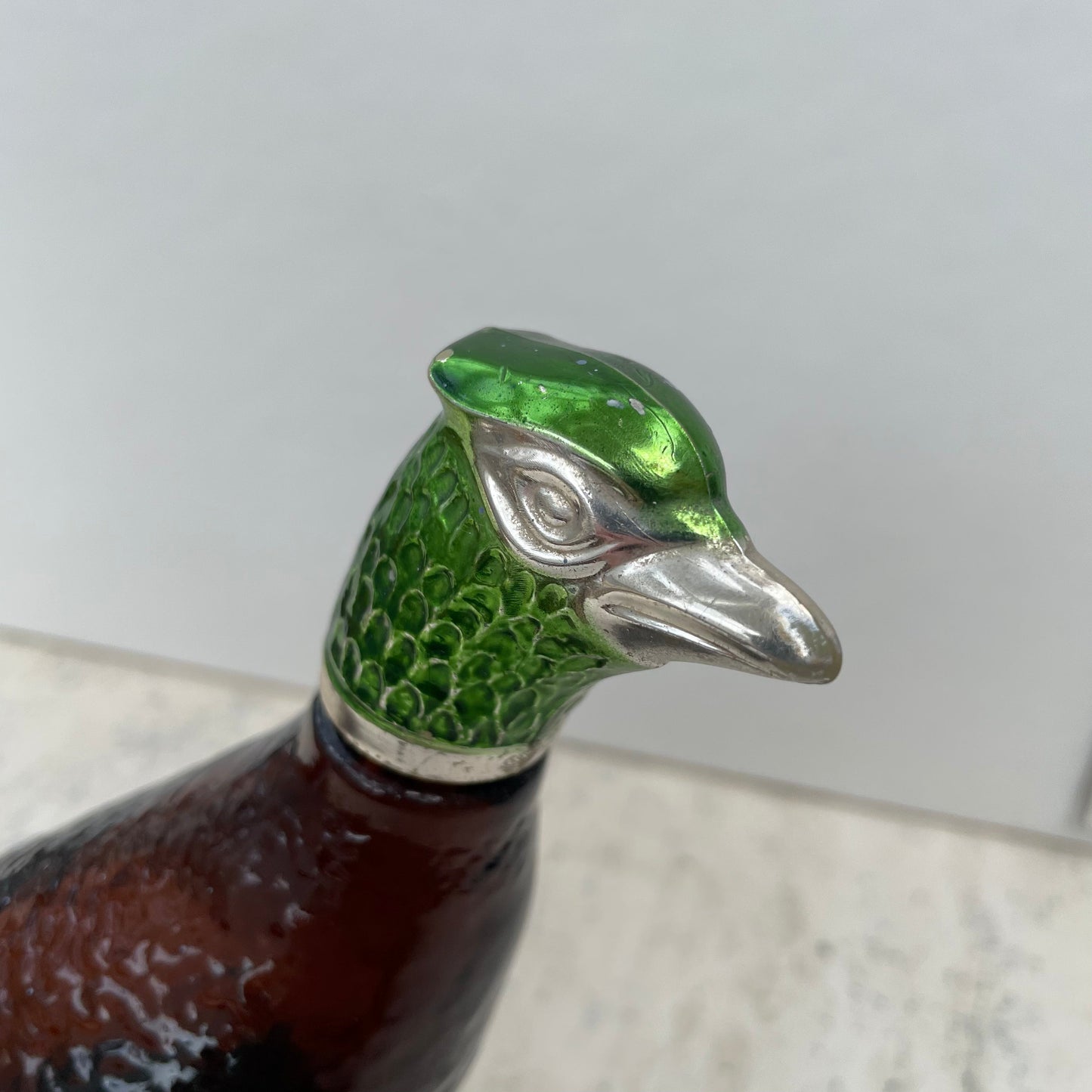 Vintage Avon 1970s Pheasant Oland After Shave Lotion Bottle. 150ml. Empty