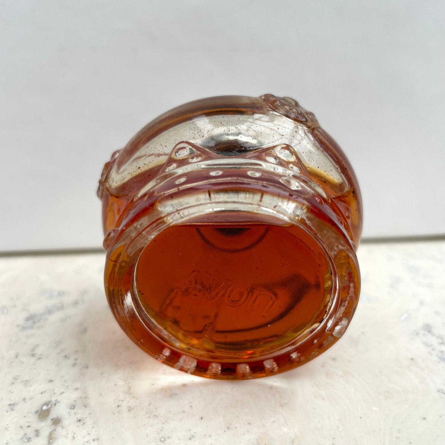 Vintage Avon Commemoration Crown Royale Eau De Cologne Perfume Bottle. 80% Full