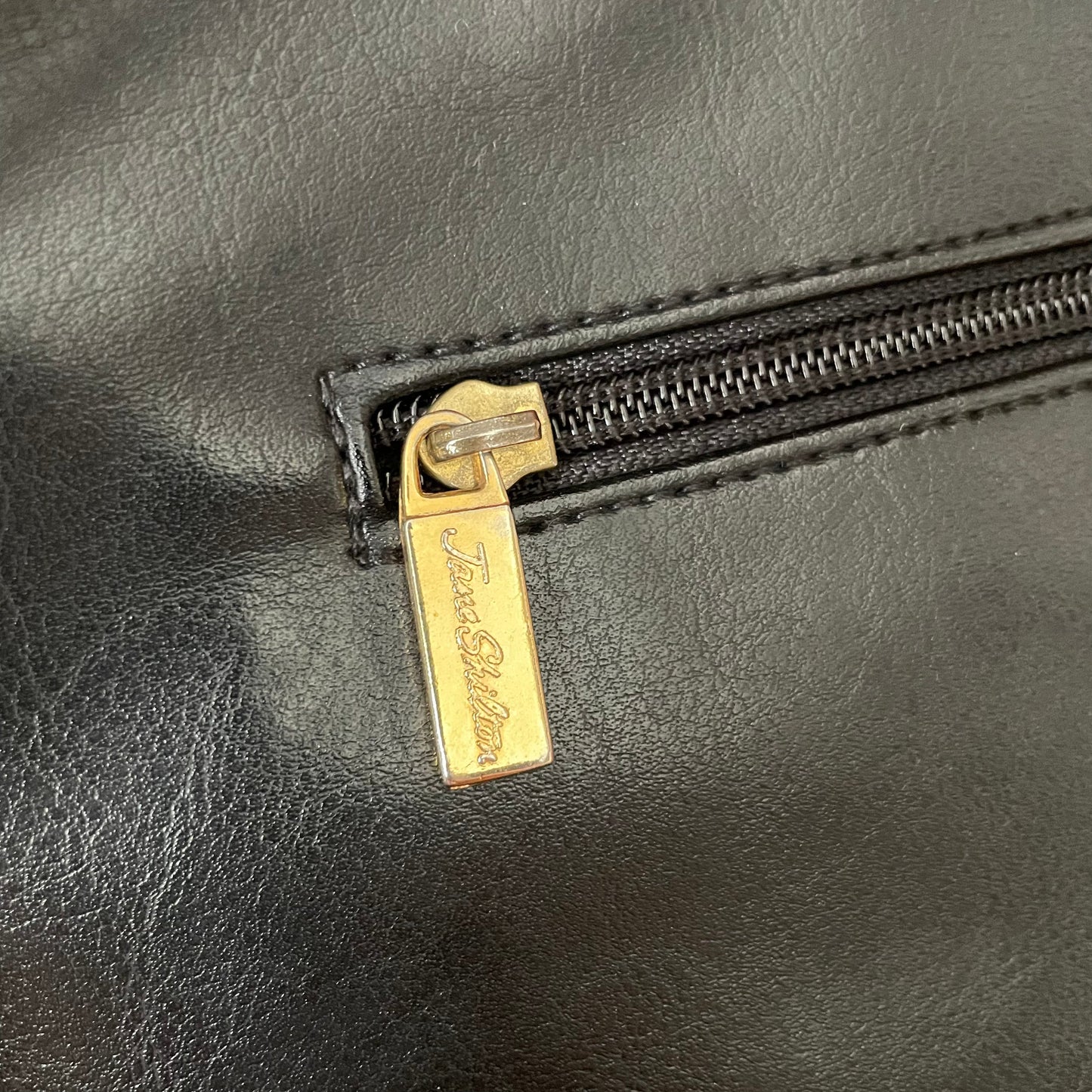 Clubhouse by Jane Shilton Black Statement Shoulder Hand Vintage Bag