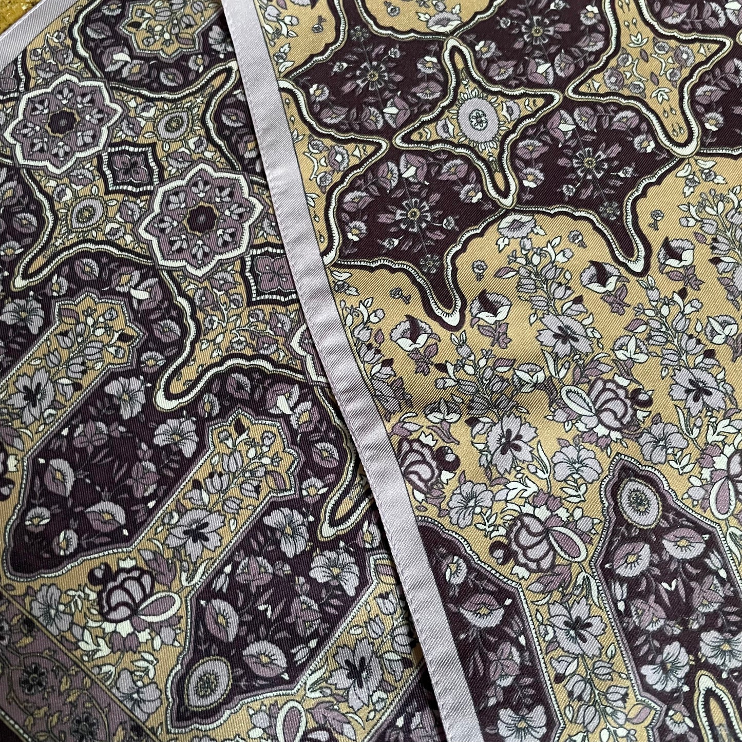 The Long Lilac One. Vintage Scarf | Vintage Accessories | Handmade Unique Design