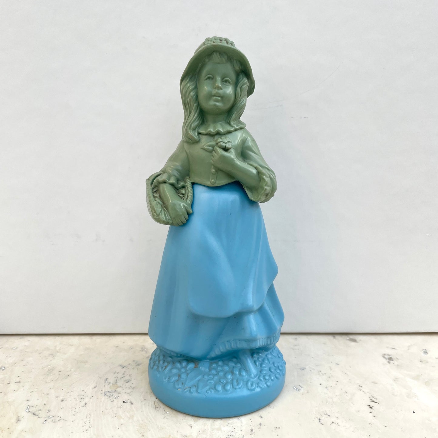 Vintage Avon Little Girl Blue 90ml Figure Perfume Bottle. 50% Full. 1972-73