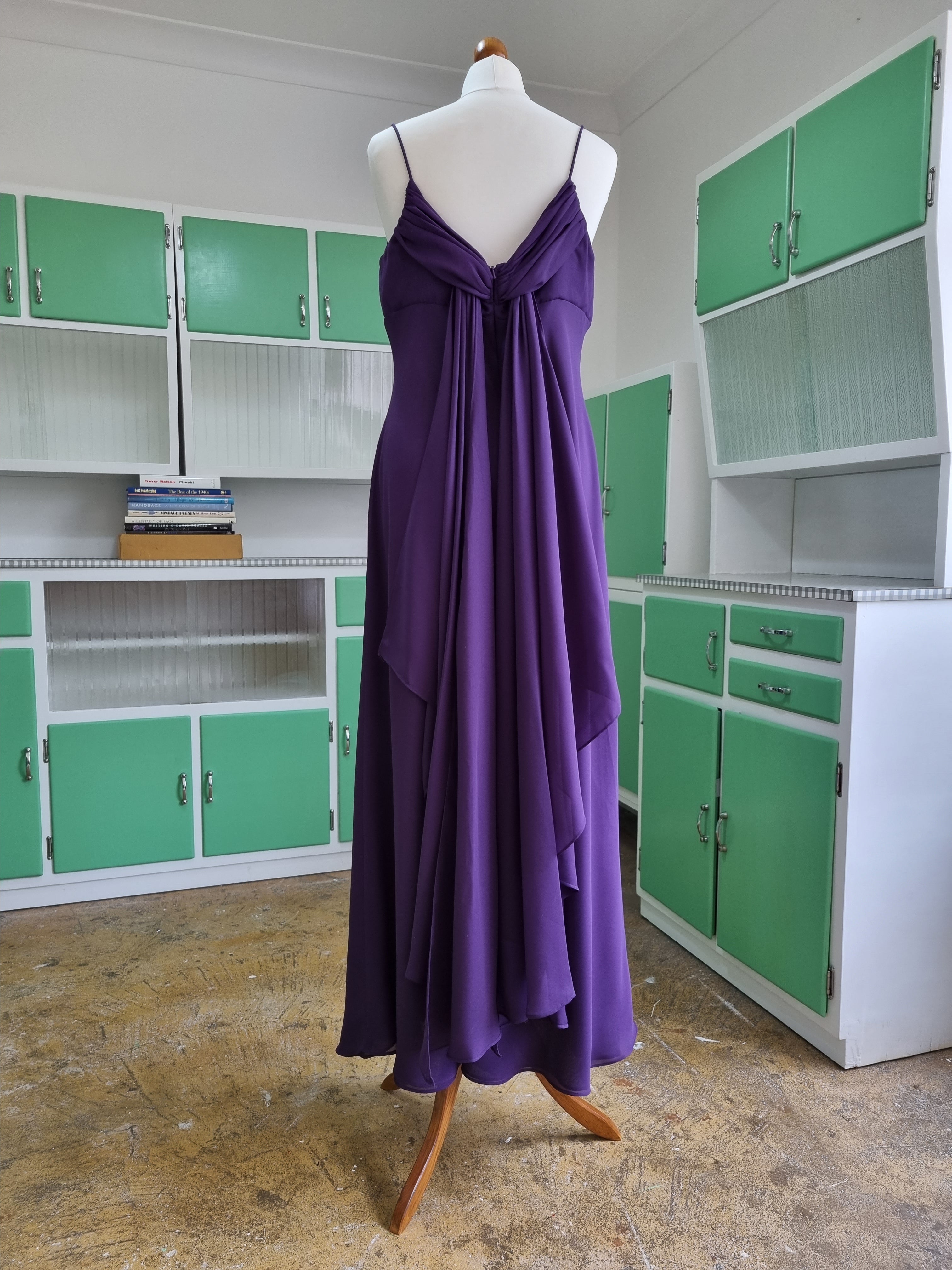 Roman purple clearance dress