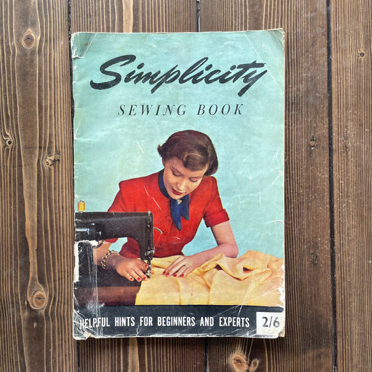 Vintage Simplicity Sewing Book 1947. 40s Instructional Sewing Pamphlet Book