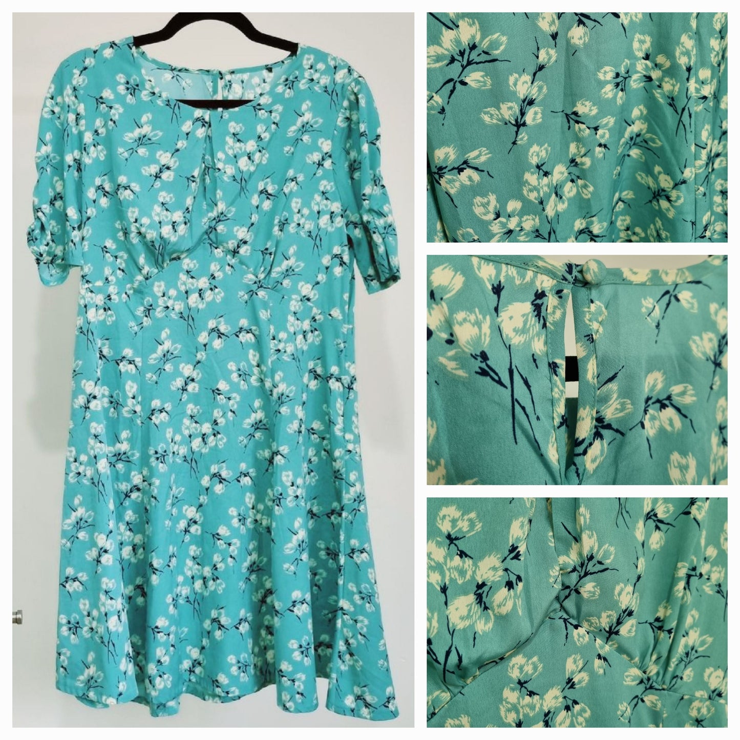 Vintage Mid-size Tea Dress (UK14-16)