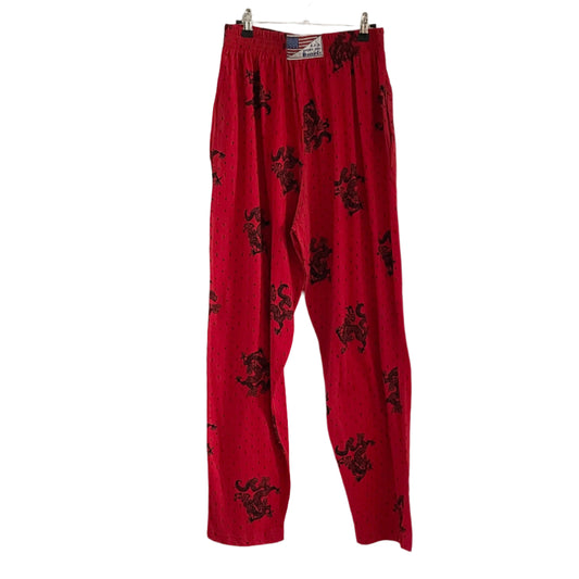 Vintage USA Sport Red Dragon Print Elasticated Trousers