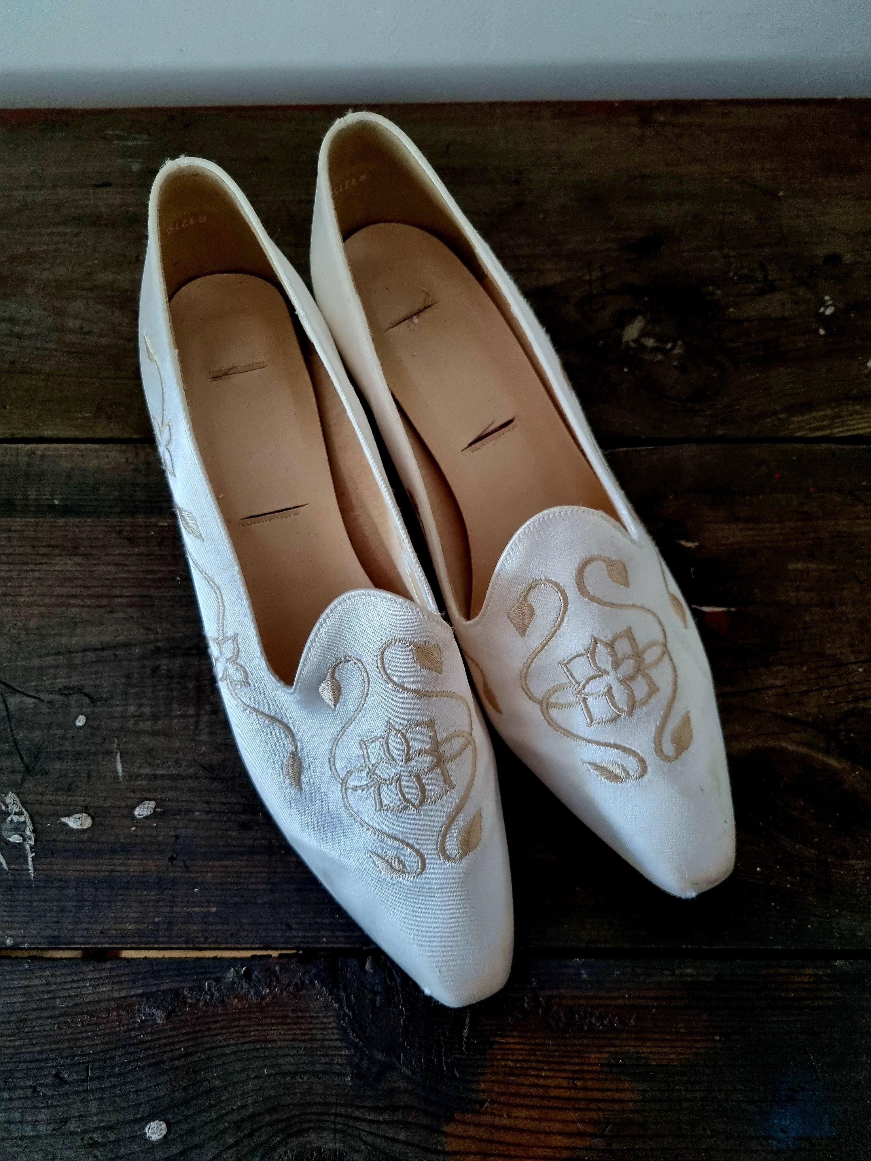 50s best sale wedding shoes