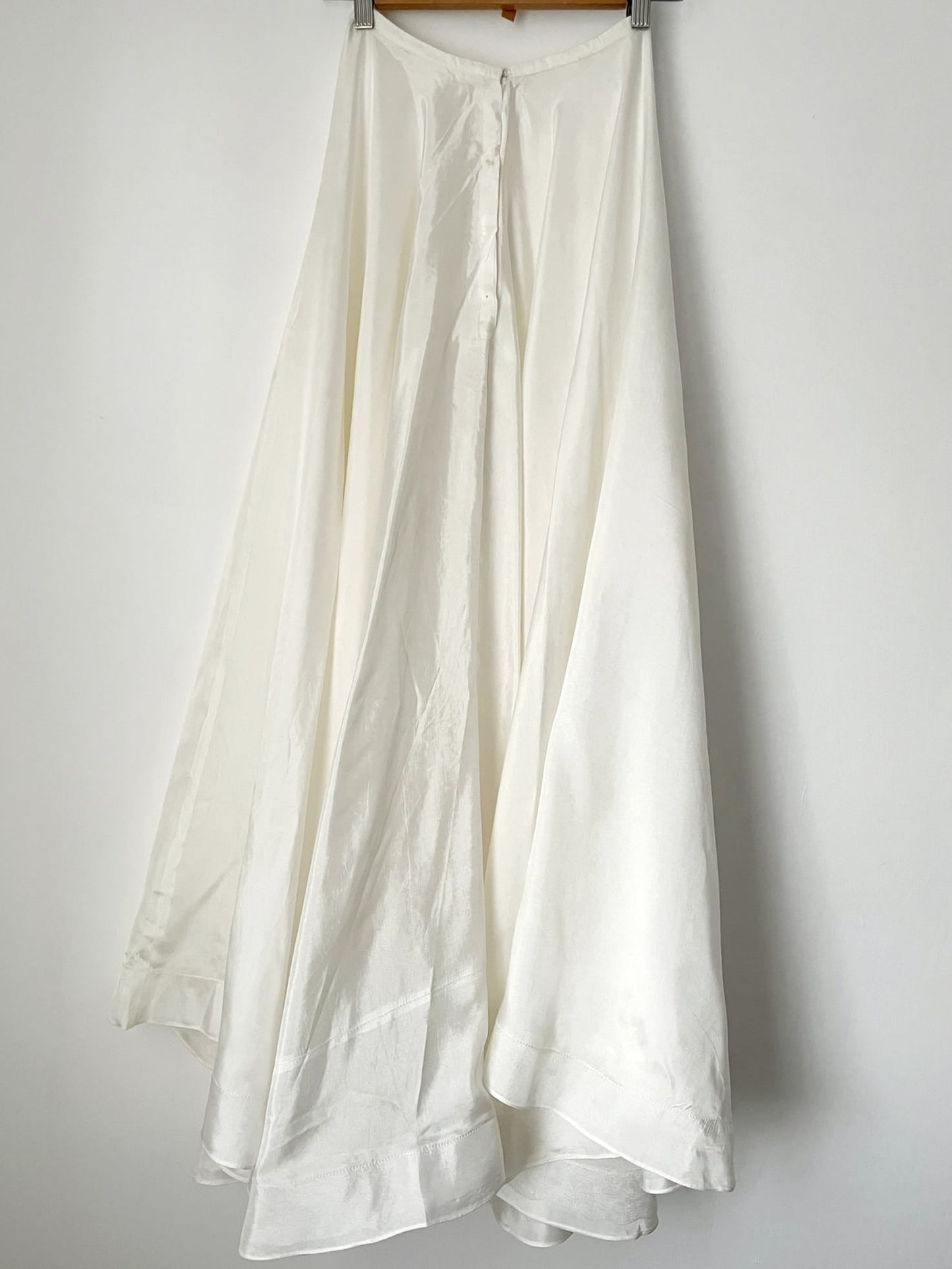 Vintage Handmade Cream Wedding Circle Skirt Underskirt