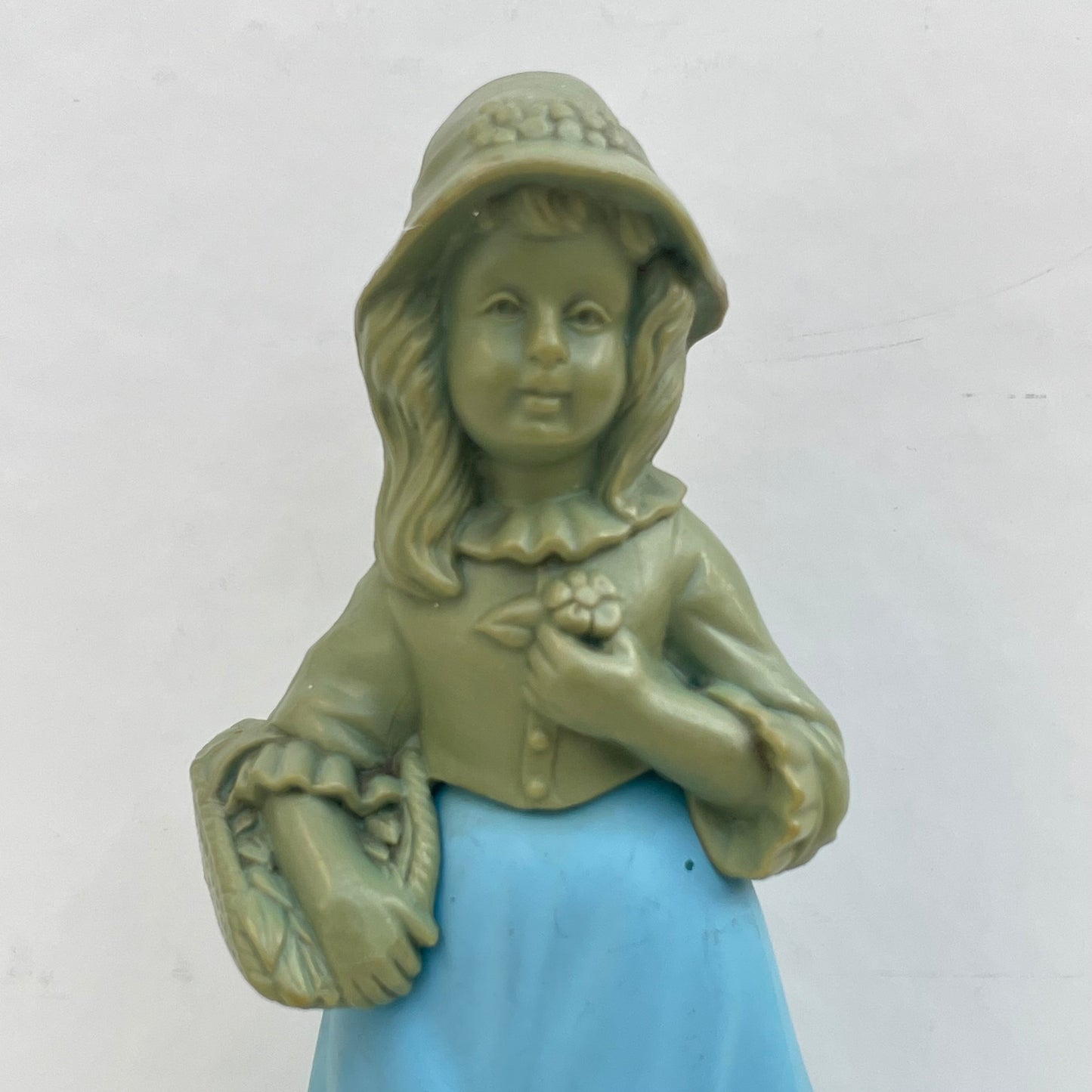 Vintage Avon Little Girl Blue Figure Perfume Bottle 90ml Empty