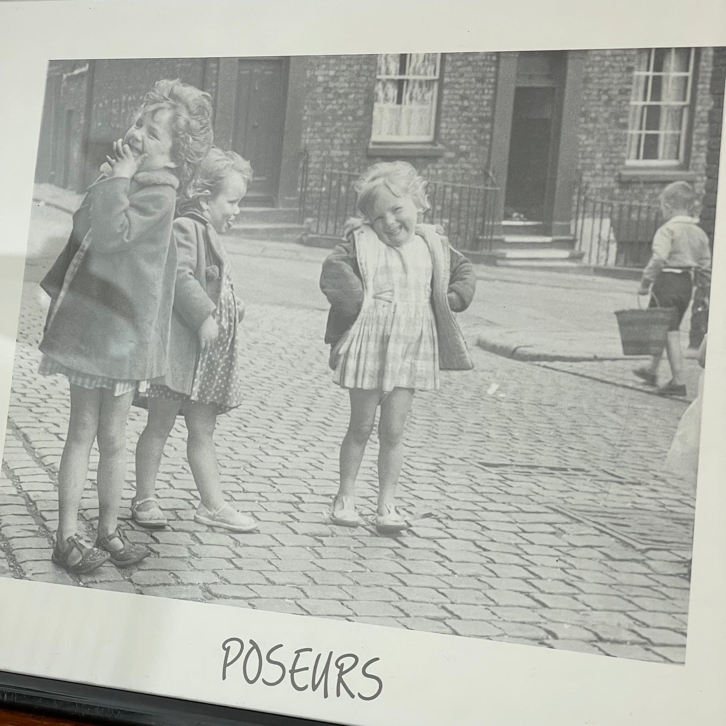 Vintage Framed Black and White Photograph Artwork from Basildon