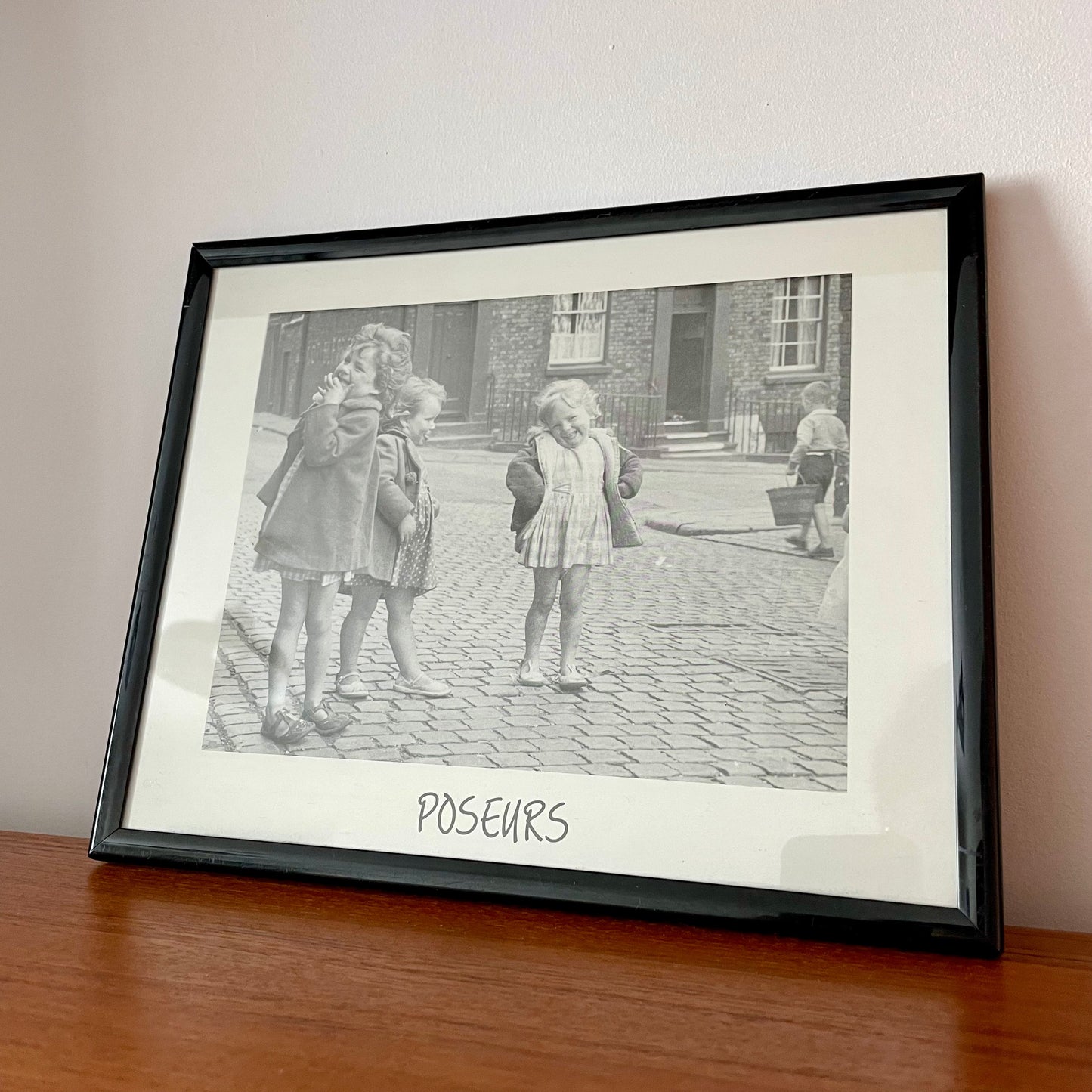 Vintage Framed Black and White Photograph Artwork from Basildon