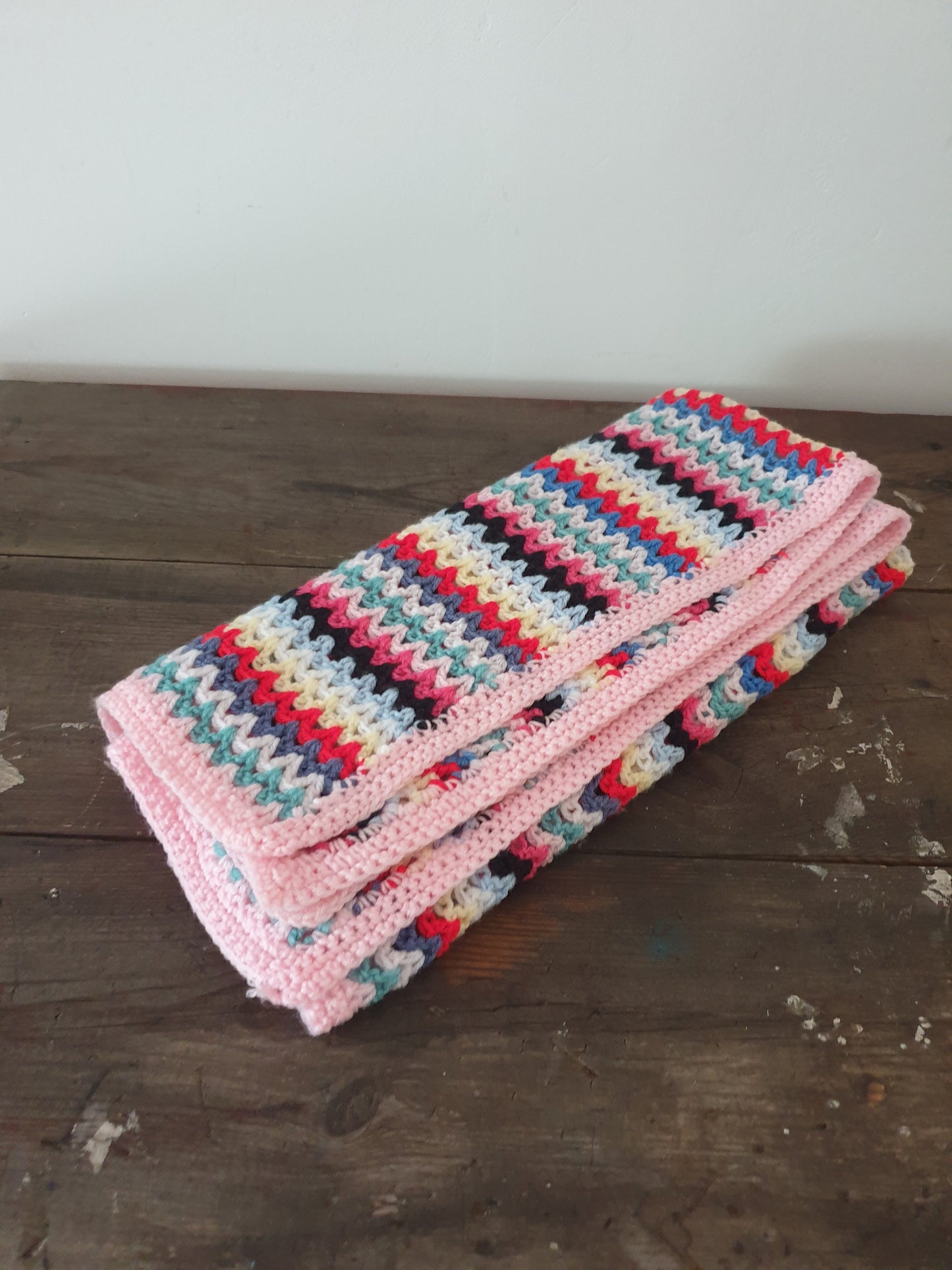 Striped Crochet Blanket