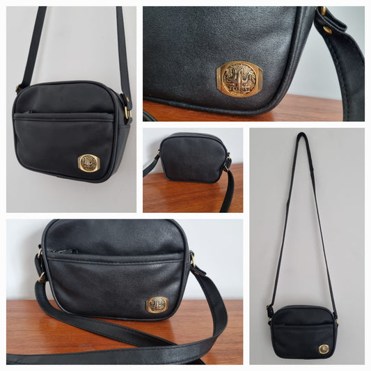 Vintage Black Four Seasons Shoulder Handbag