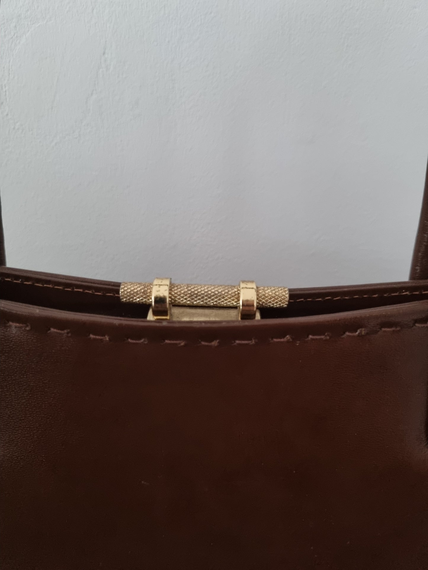 Leather Brown Ackery Handbag. Flawless Condition and Made in England.