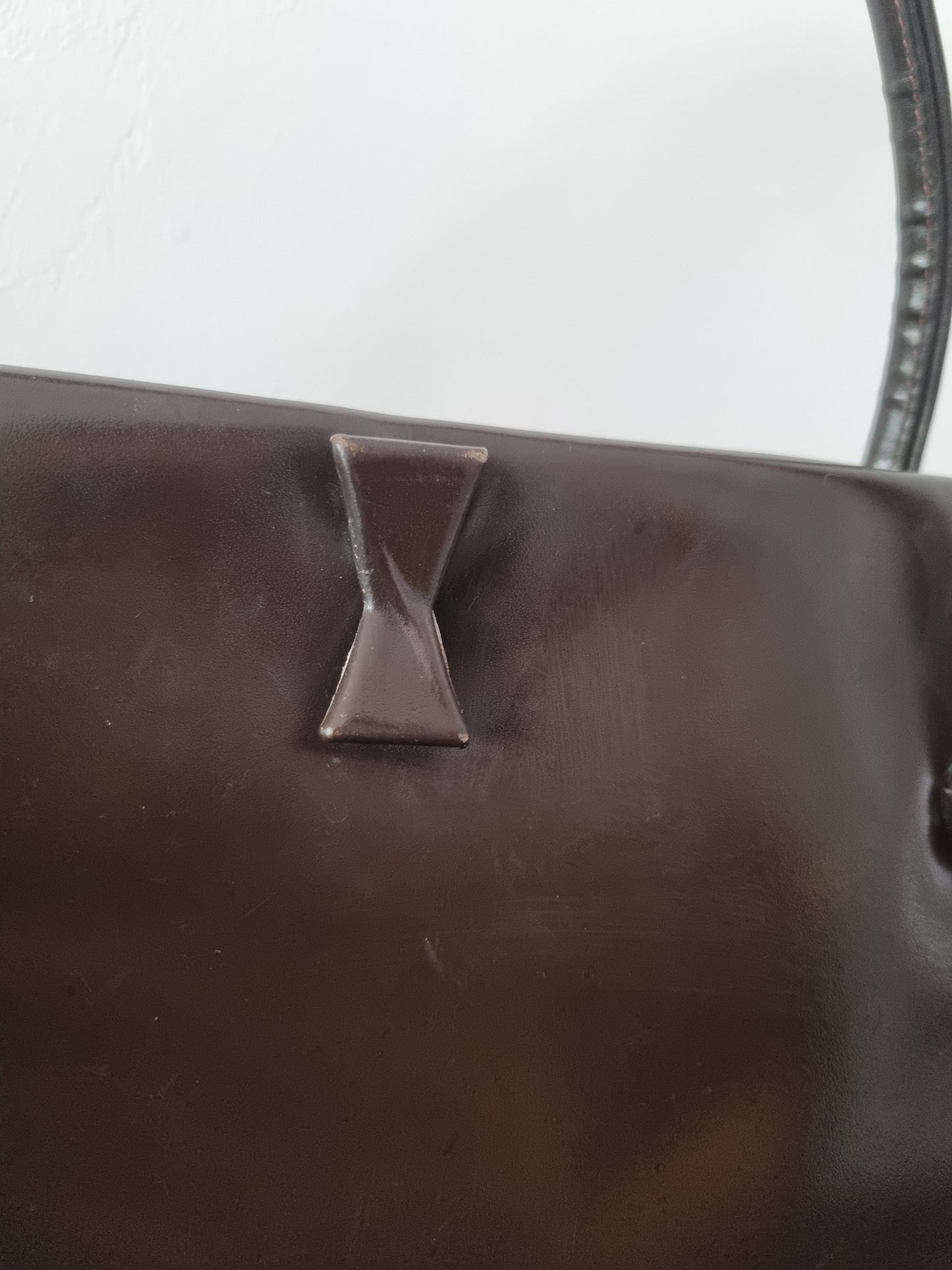 Brown Leather Waldybag. Made in England. In Flawless Condition.