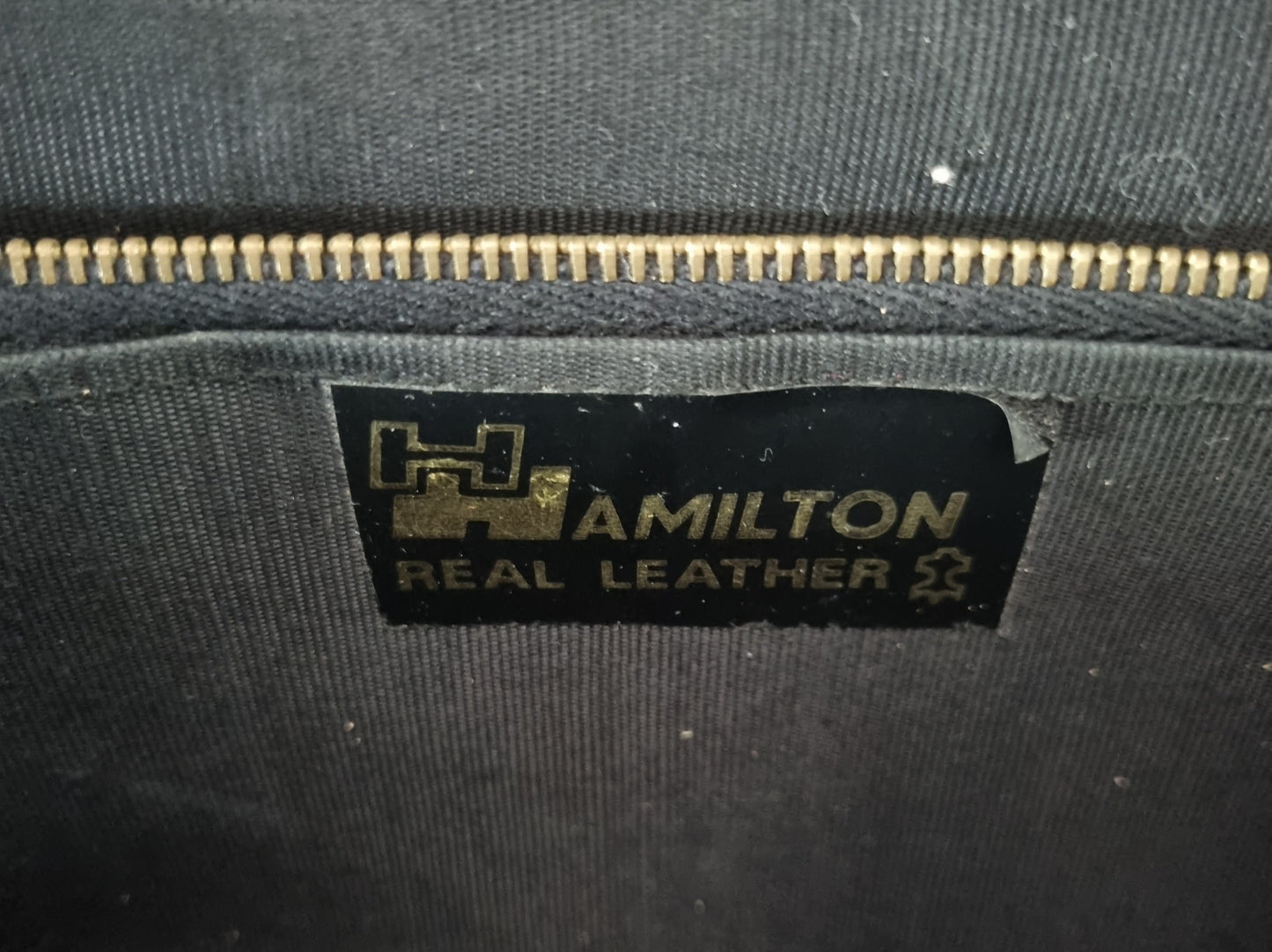 Hamilton Black Leather Handbag