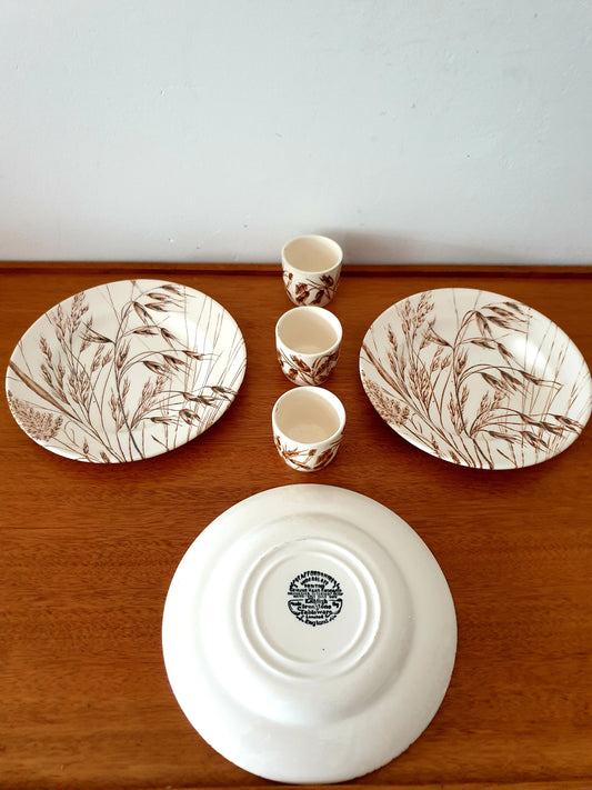 Hand Engraved Staffordshire Tableware