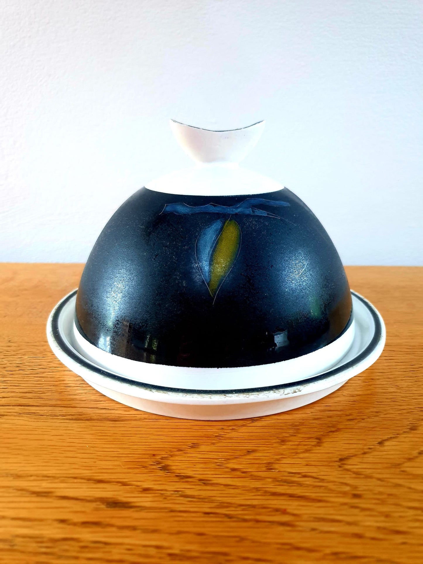 Mid Century Round Cheese Dish