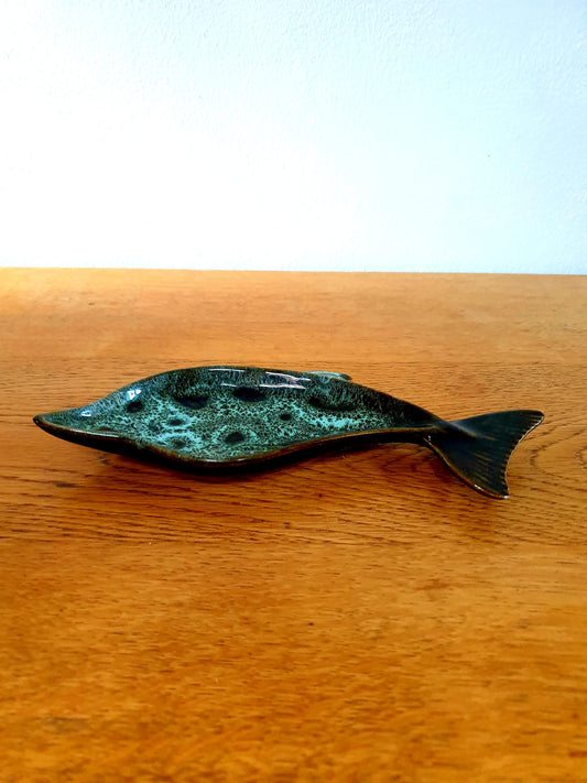 Foster's Pottery Cornish Fish Trinket Dish