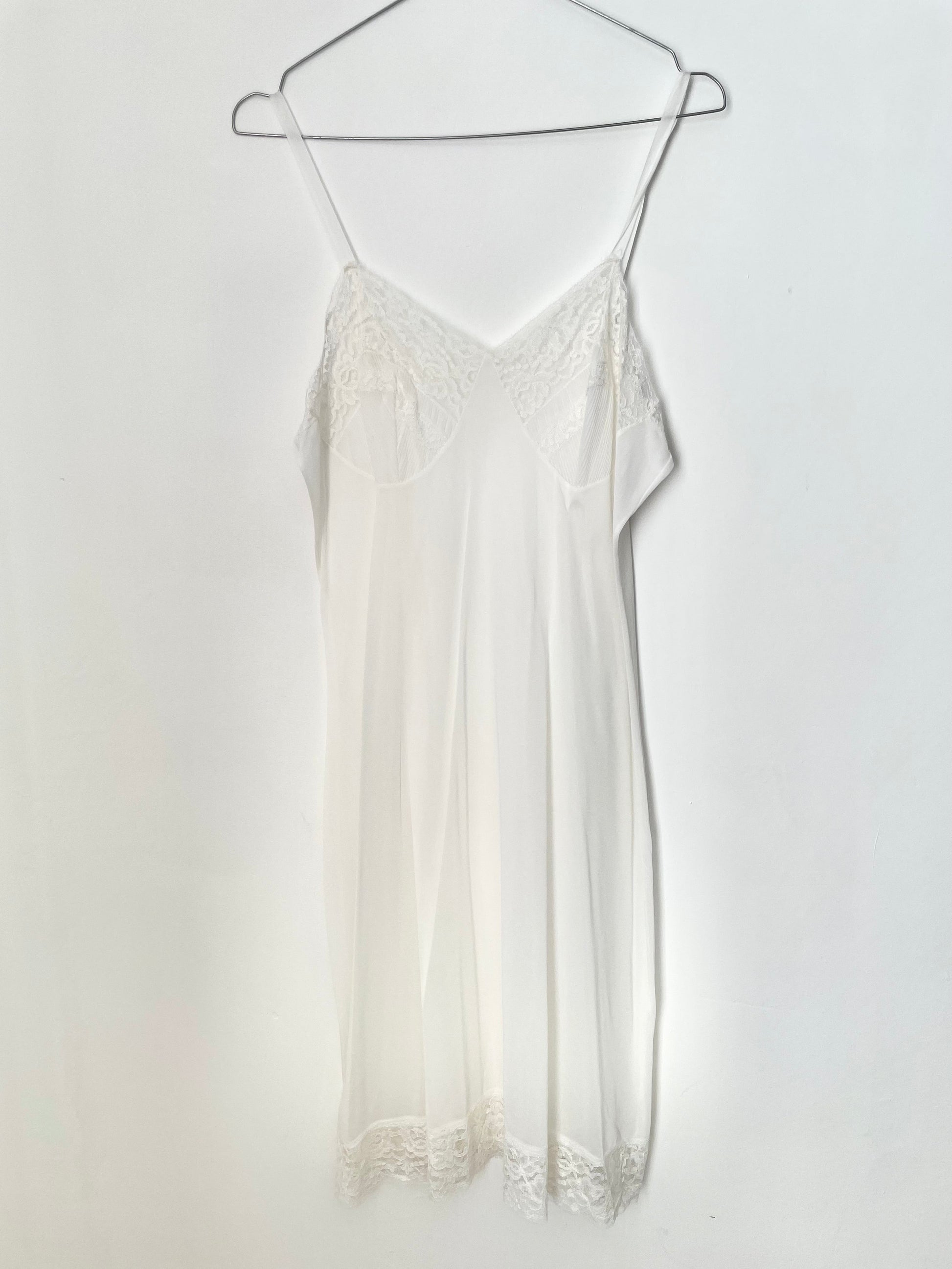 white sheer slip dress lemlem Abira Slip Dress | White | Size XS