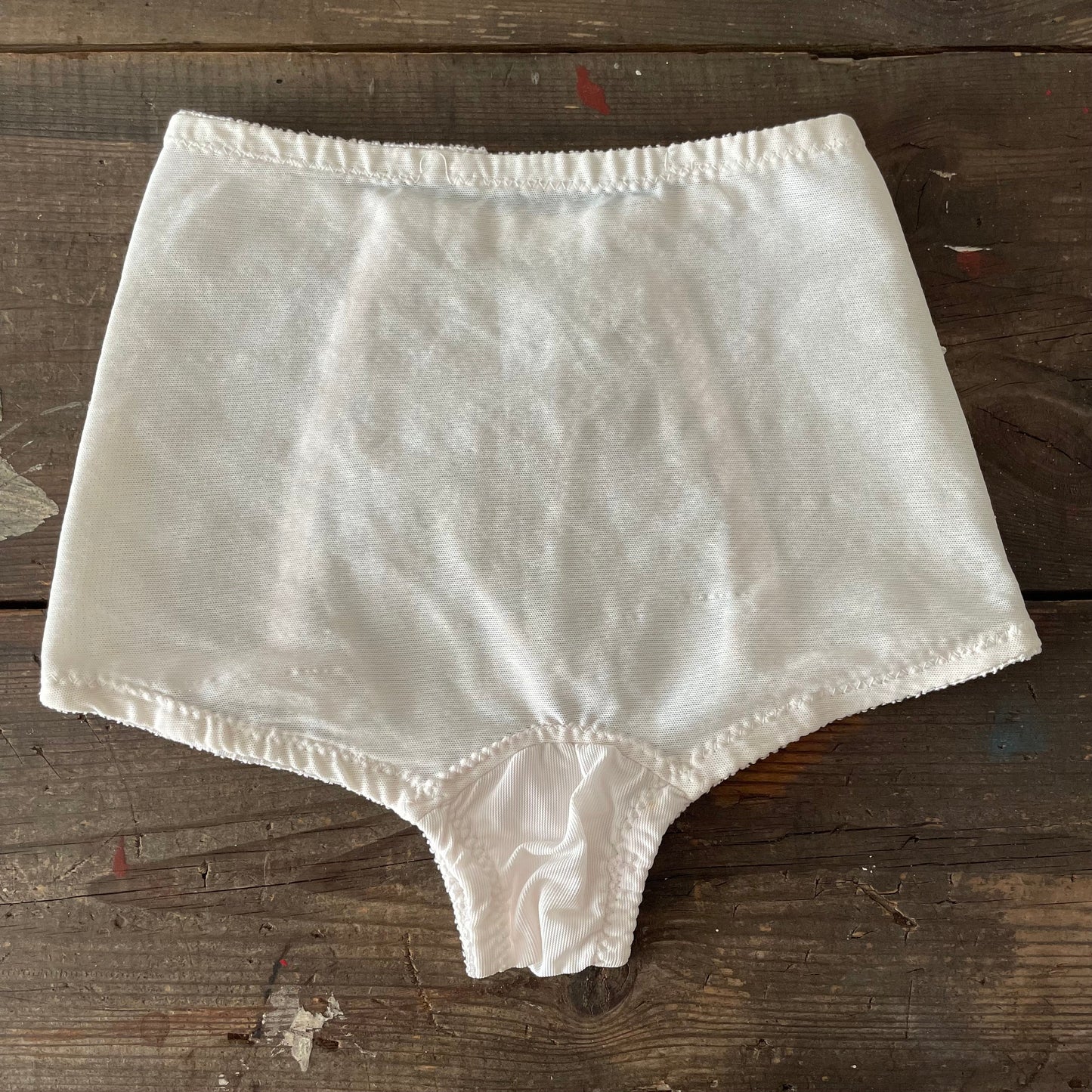 Vintage White and Blue Floral High Waisted Knickers Hosiery