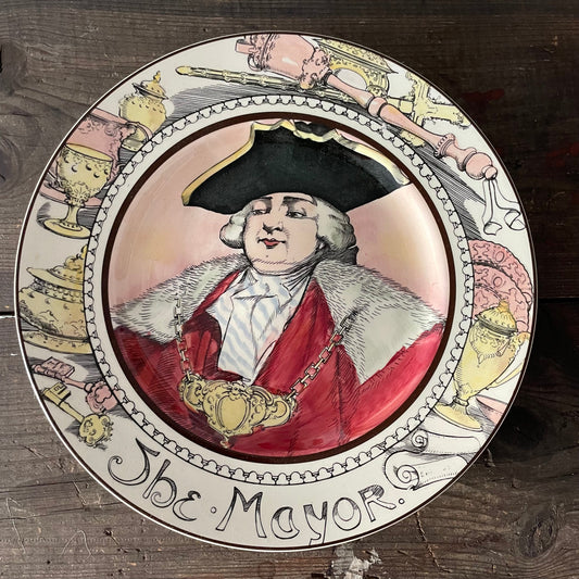 Vintage Royal Doulton The Mayor Plate. D.66283. Made in England