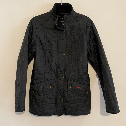 Vintage Quilted Fitted Barbour Zip Up Coat Jacket