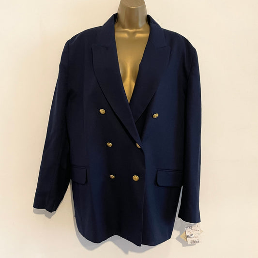 Vintage The Edinburgh Collection Souble Breasted Navy Blue Jacket Blazer