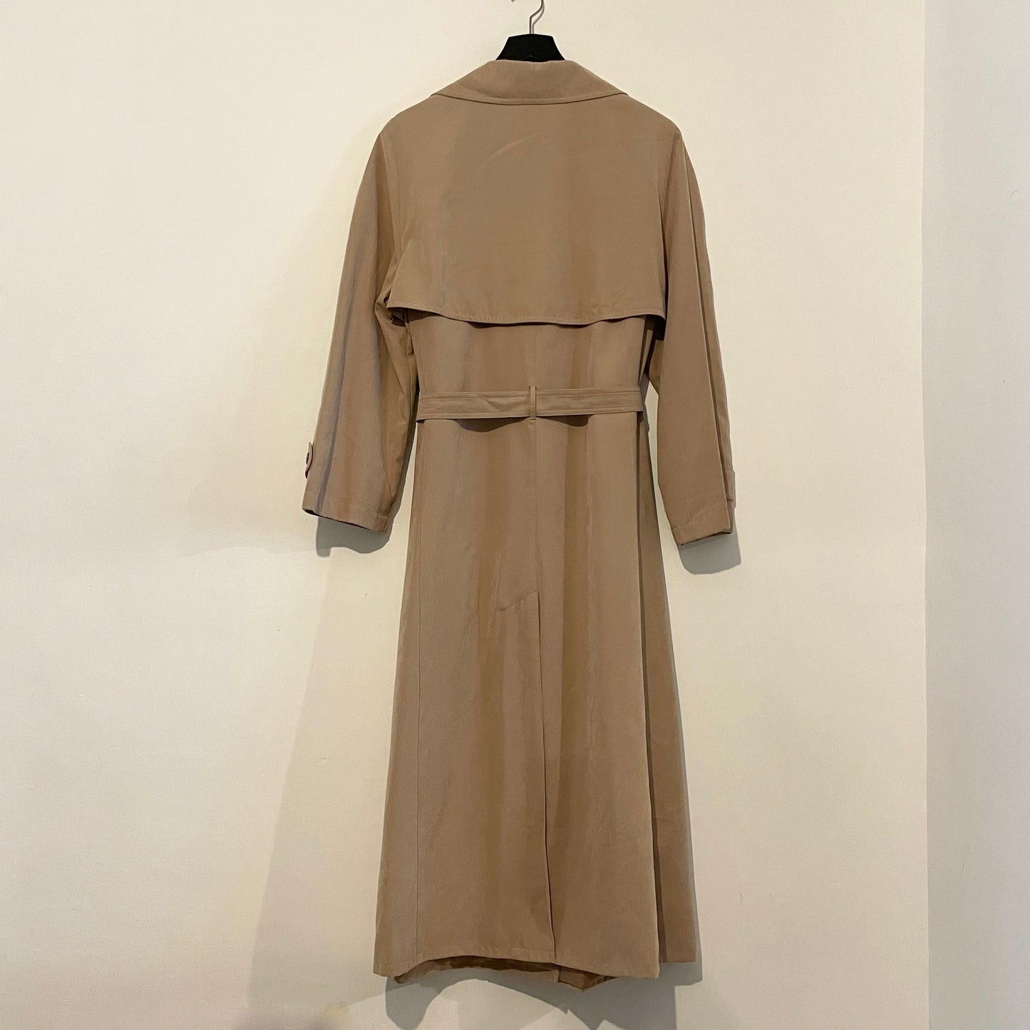 Vintage Lener Cordier Soft Long Line Belted Trench Coat