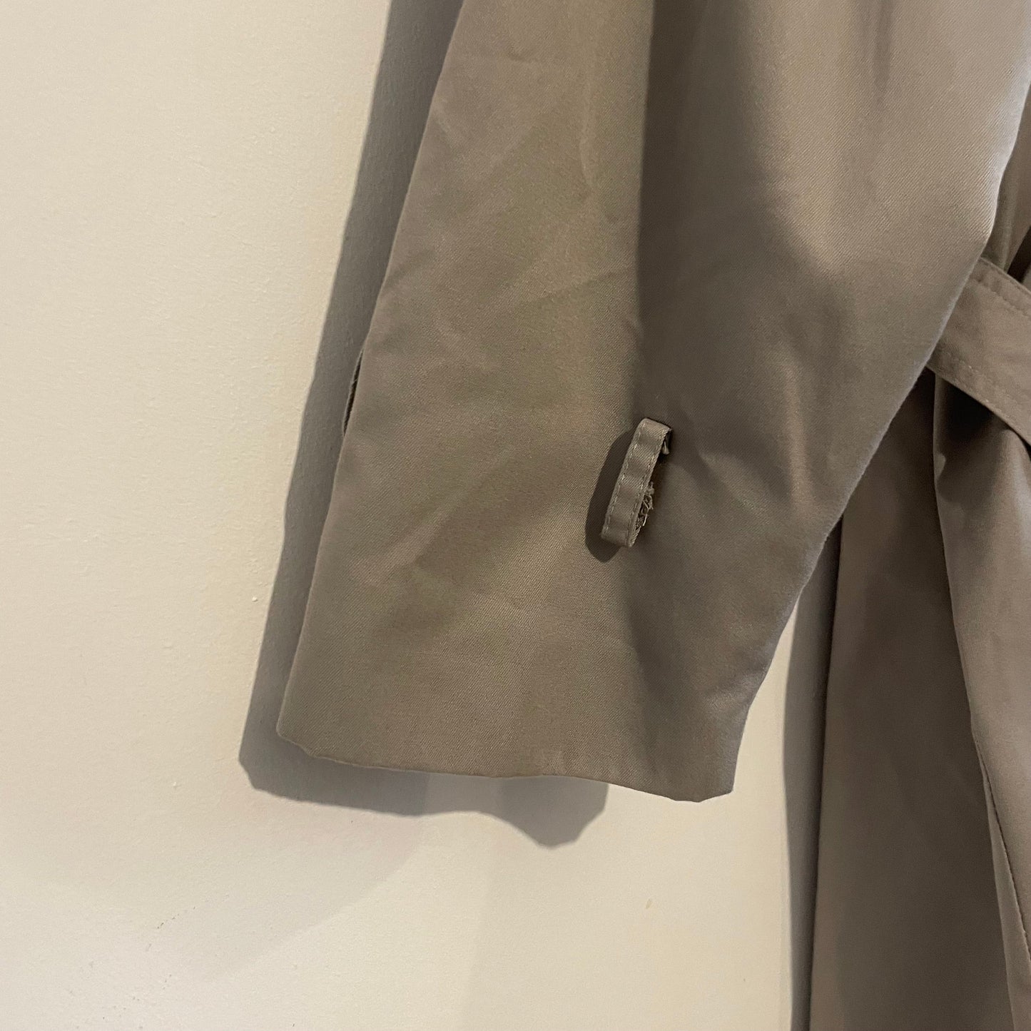 Vintage Grey Longline Classic T.A.L Trench Coat