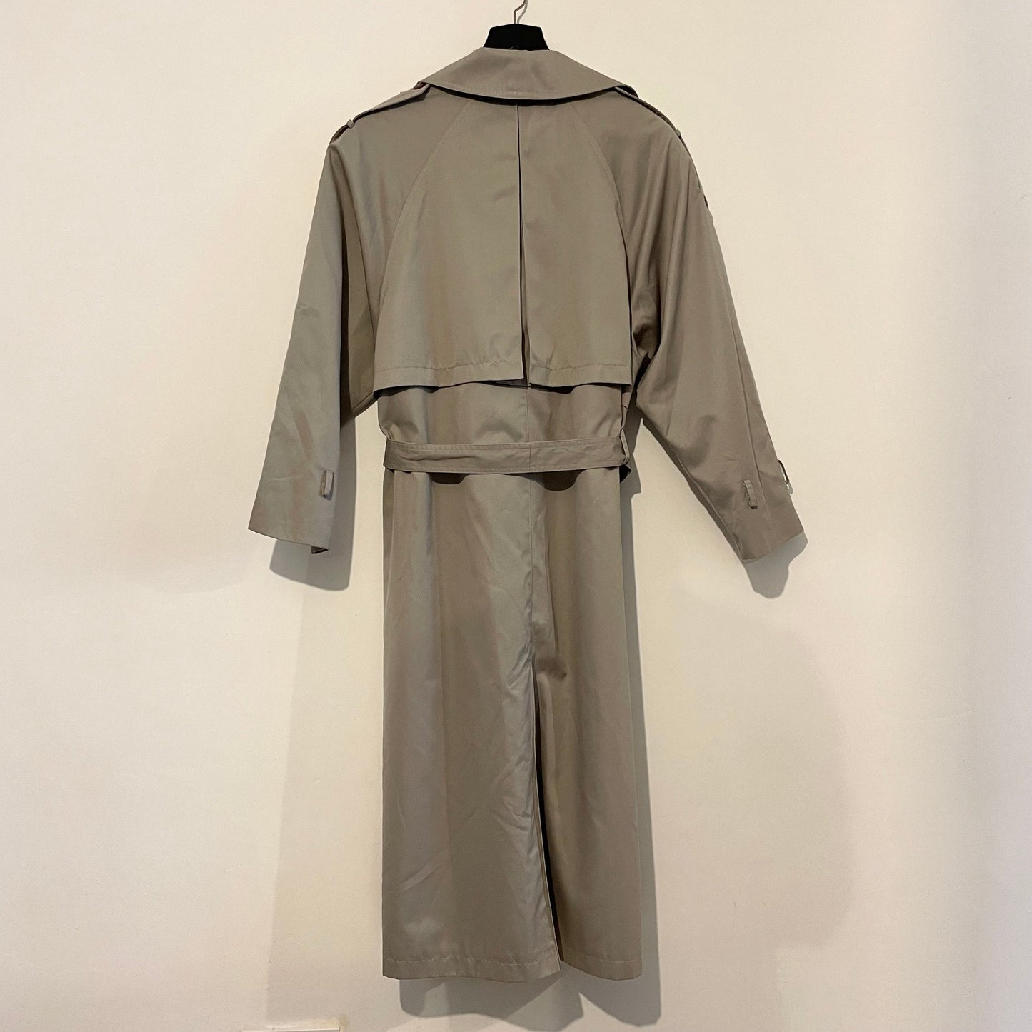 Vintage Grey Longline Classic T.A.L Trench Coat