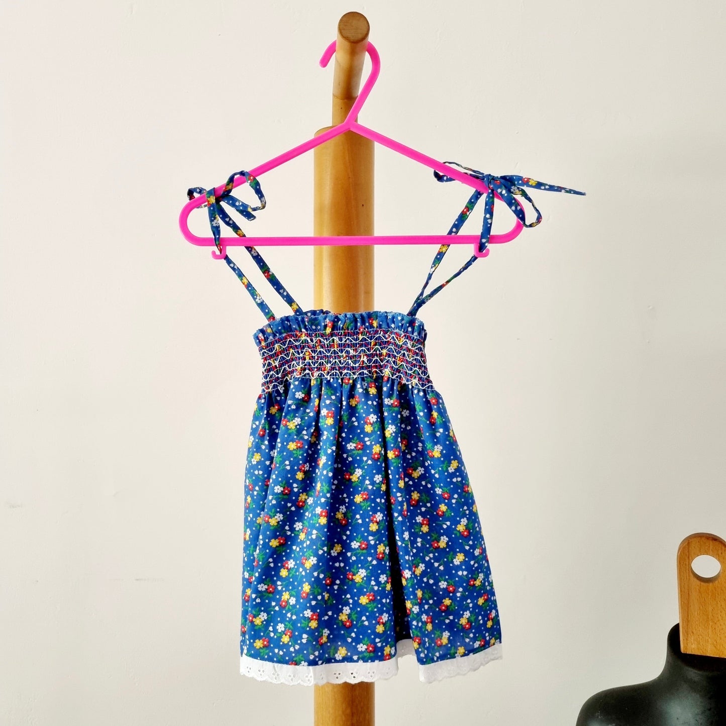 Vintage Floral Summer Dress (12-18 MONTHS)