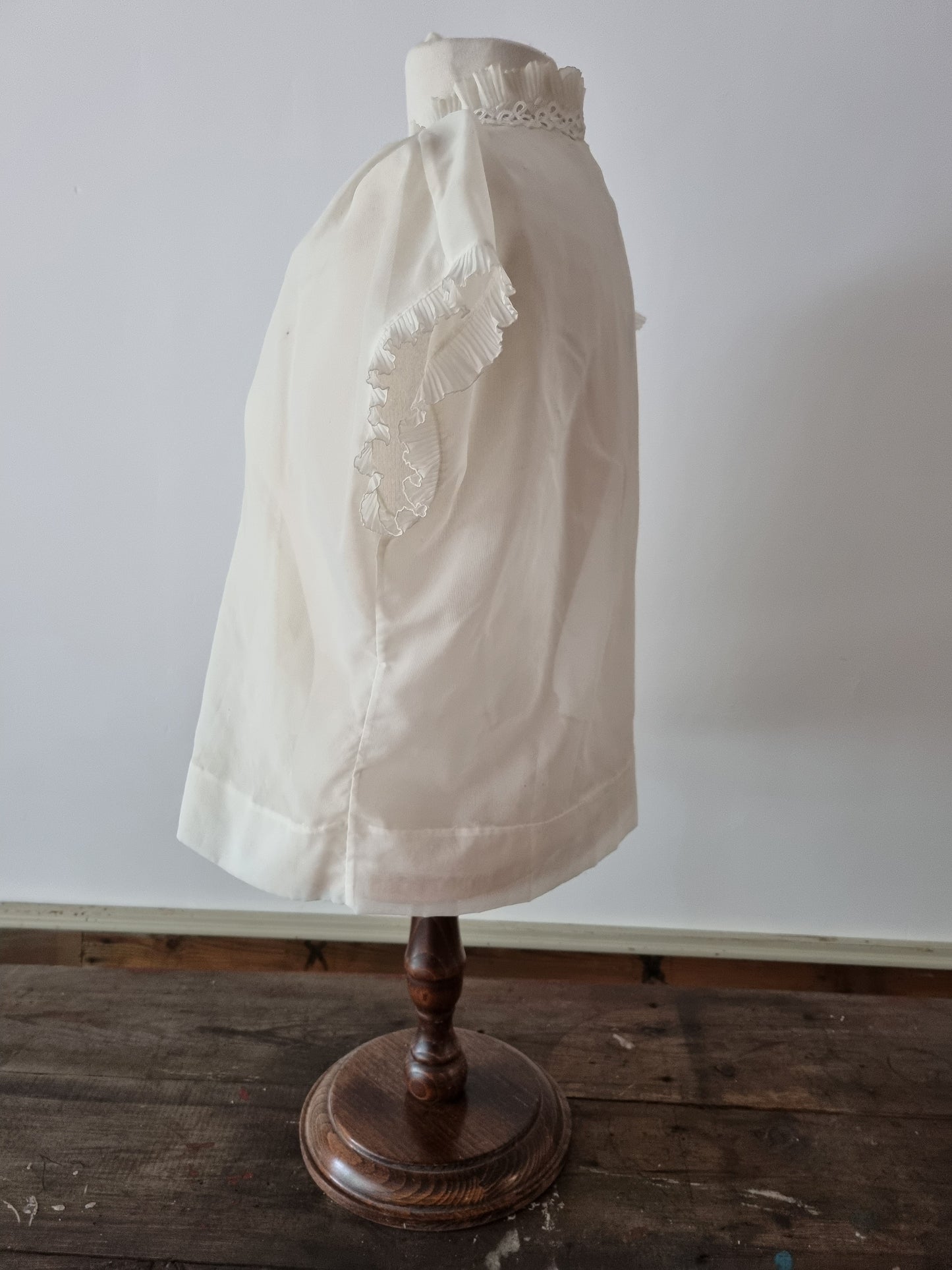 Permanently Pleated Vintage Pyjama Blouse