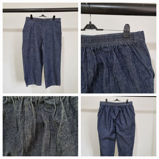 Vintage Denim Capri Pants (UK10-12)