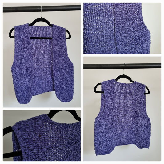 Handmade Knitted Waistcoat(LARGE)